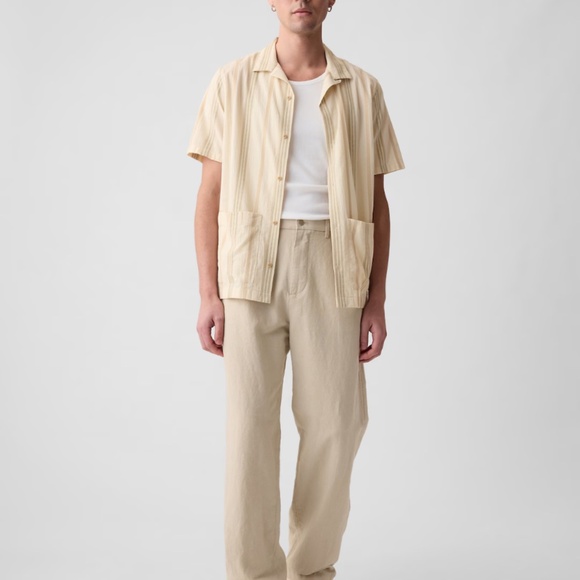 パンツ 00s GAP cotton linen baker pants utility 90s Loose Khakis | Gap